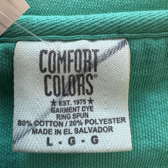 Comfort Colors Sweatshirt Tournament of Roses Logo Seagreen N&D Sport Official L - Picture 7 of 10